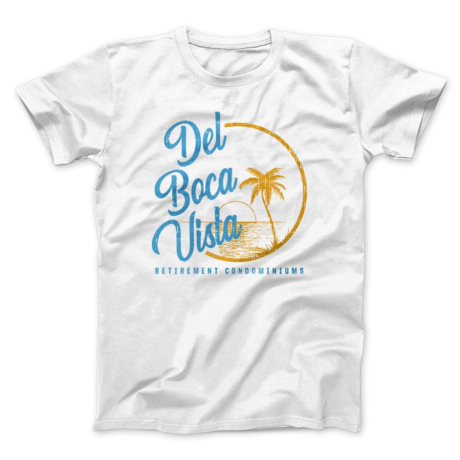 Del Boca Vista Men/Unisex T-Shirt White | Funny Shirt from Famous In Real Life