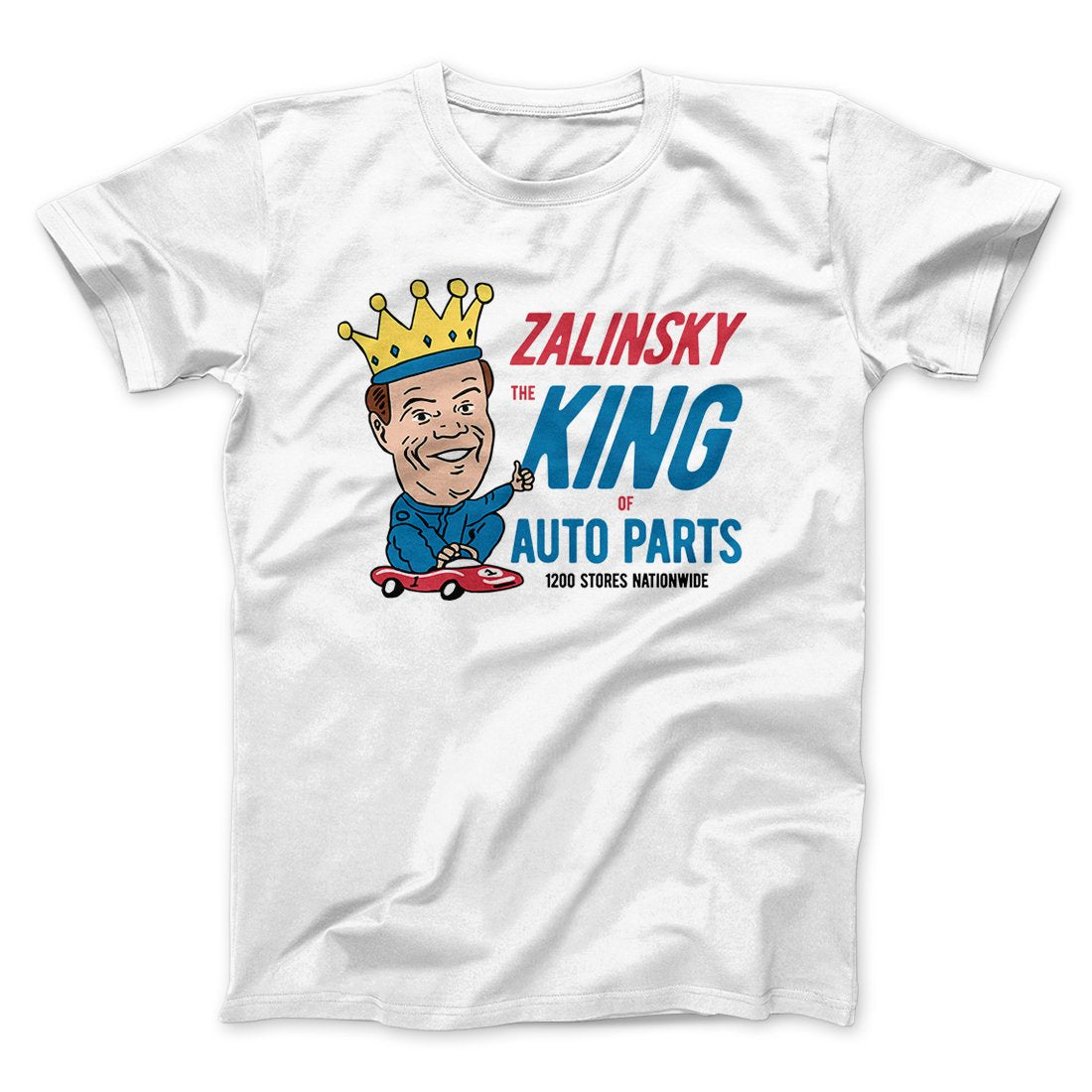 Zalinsky Auto Parts Funny Movie Men/Unisex T-Shirt | Funny Shirt from Famous In Real Life