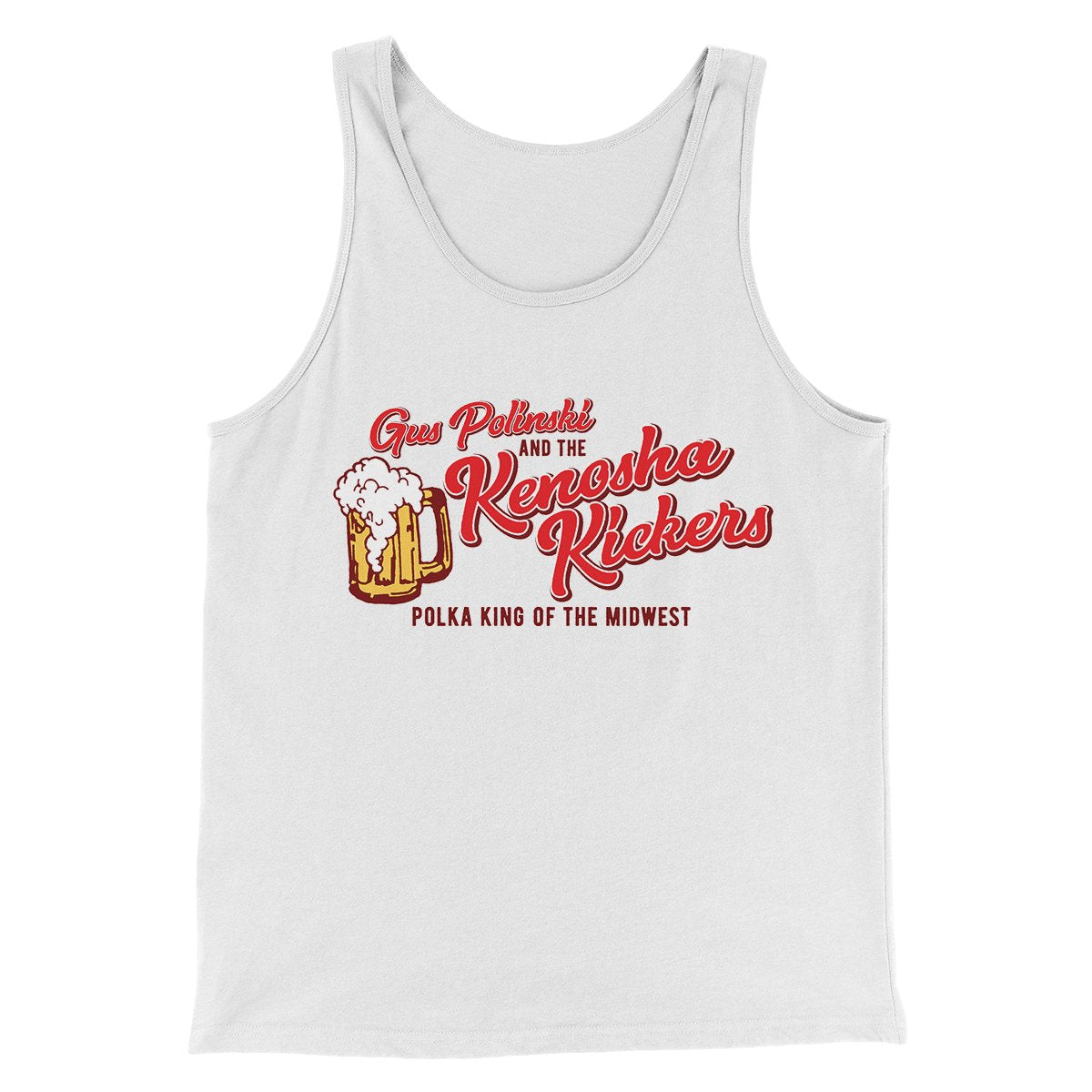 Kenosha Kickers Funny Movie Men/Unisex Tank Top White | Funny Shirt from Famous In Real Life