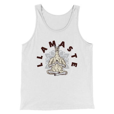 Llamaste Funny Men/Unisex Tank Top White | Funny Shirt from Famous In Real Life