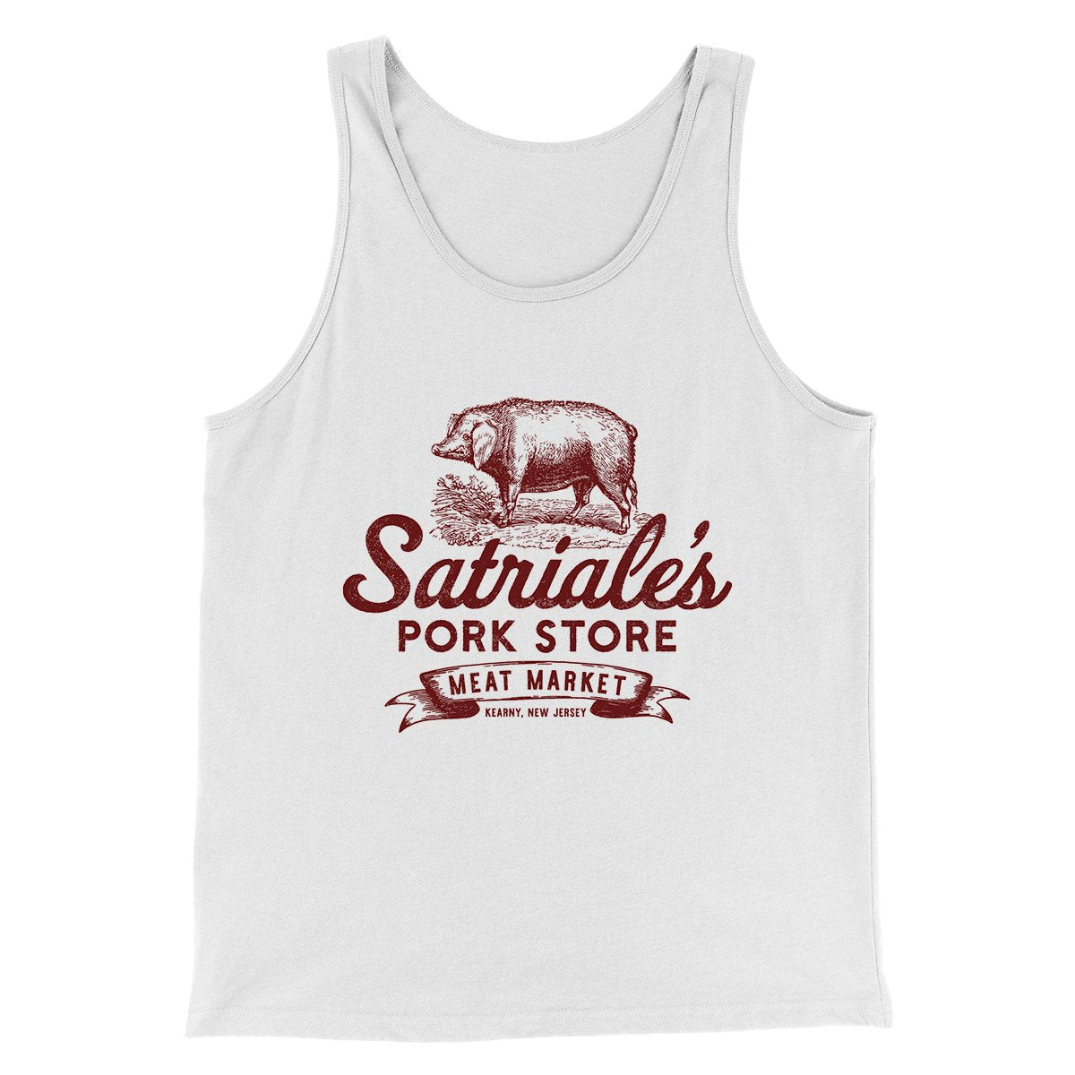 Satriale's Meat Market Men/Unisex Tank Top | Funny Shirt from Famous In Real Life