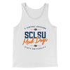 SCLSU Mud Dogs Football Men/Unisex Tank Top White | Funny Shirt from Famous In Real Life