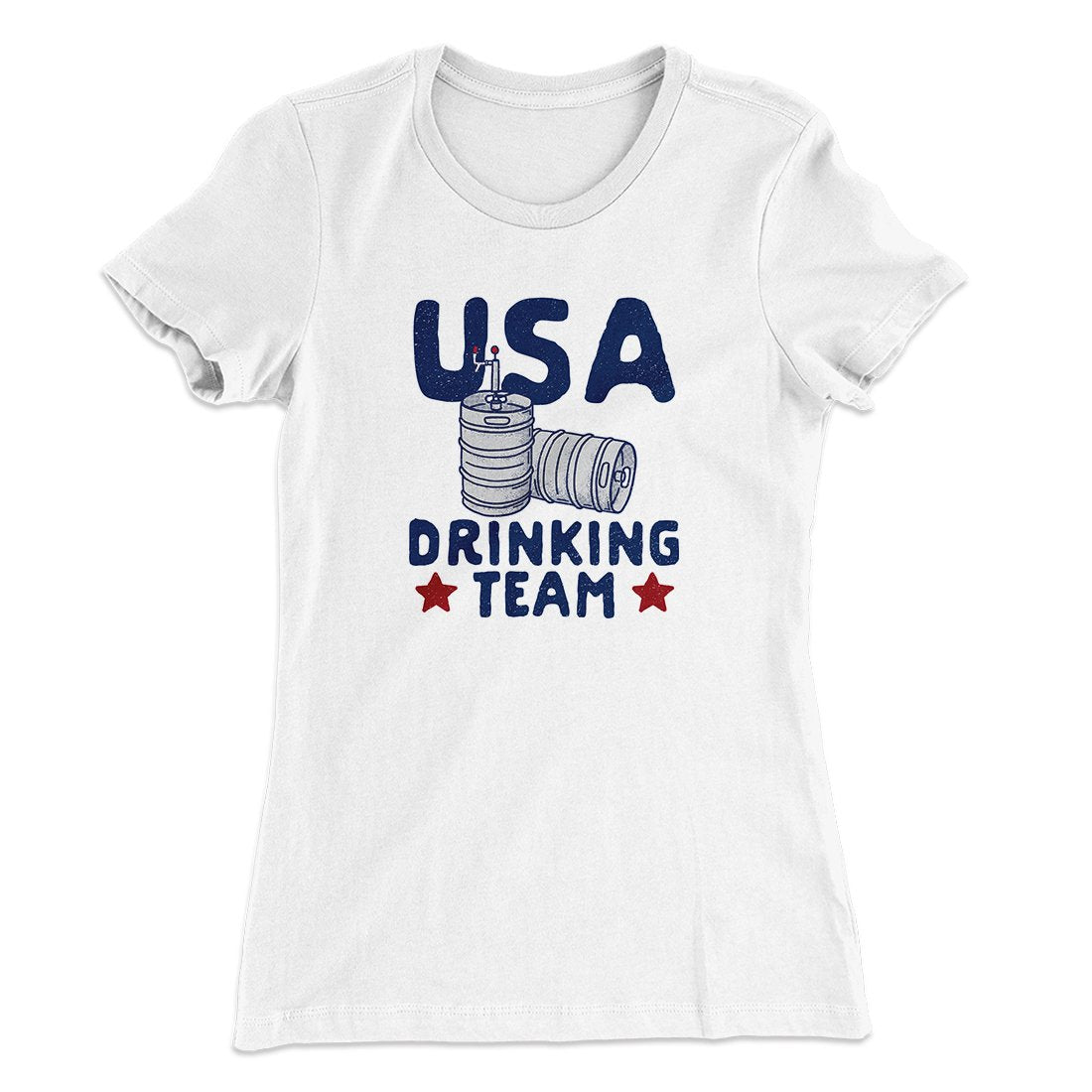USA Drinking Team Women's T-Shirt | Funny Shirt from Famous In Real Life
