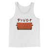 Pivot Men/Unisex Tank Top White | Funny Shirt from Famous In Real Life