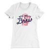 Red White and Brew Women's T-Shirt White | Funny Shirt from Famous In Real Life