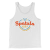 Spatula City Funny Movie Men/Unisex Tank Top White | Funny Shirt from Famous In Real Life