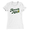 Avocadoholic Women's T-Shirt White | Funny Shirt from Famous In Real Life