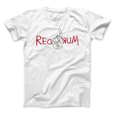 Red Rum Funny Movie Men/Unisex T-Shirt White | Funny Shirt from Famous In Real Life
