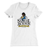Samuel L. Jackson Beer Women's T-Shirt White | Funny Shirt from Famous In Real Life