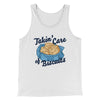 Taking Care of Biscuits Funny Men/Unisex Tank Top White | Funny Shirt from Famous In Real Life