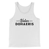 Valar Dohaeris Men/Unisex Tank Top White | Funny Shirt from Famous In Real Life
