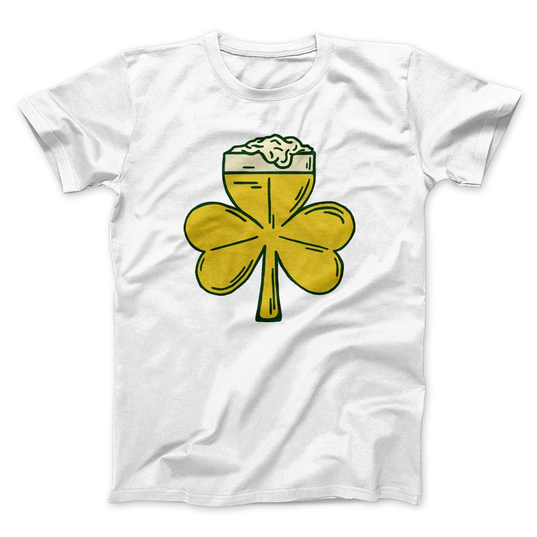 Beer Shamrock Men/Unisex T-Shirt | Funny Shirt from Famous In Real Life