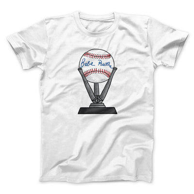 Babe Ruth Signed Ball Funny Movie Men/Unisex T-Shirt White | Funny Shirt from Famous In Real Life