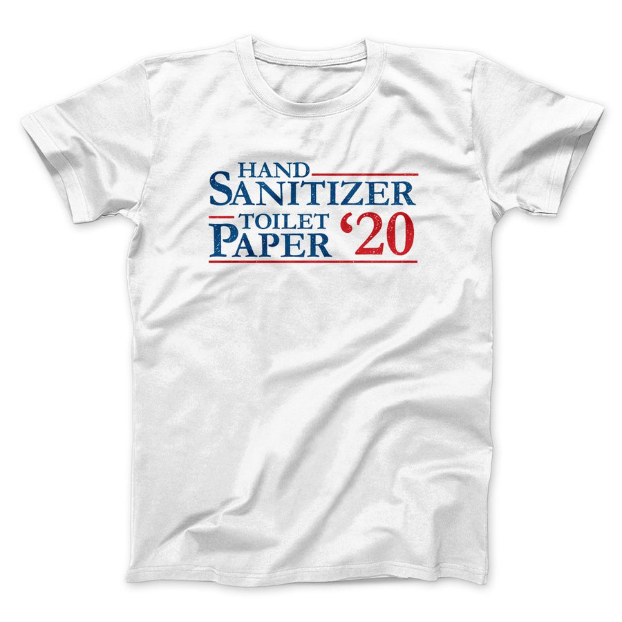 Hand Sanitizer Toilet Paper 2020 Men/Unisex T-Shirt | Funny Shirt from Famous In Real Life