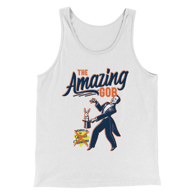 The Amazing GOB Men/Unisex Tank Top White | Funny Shirt from Famous In Real Life
