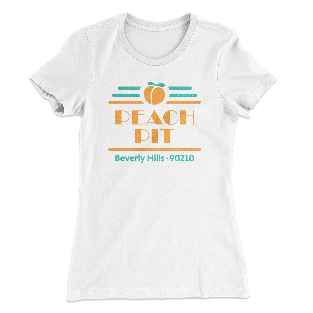 Peach Pit Diner Women's T-Shirt | Funny Shirt from Famous In Real Life
