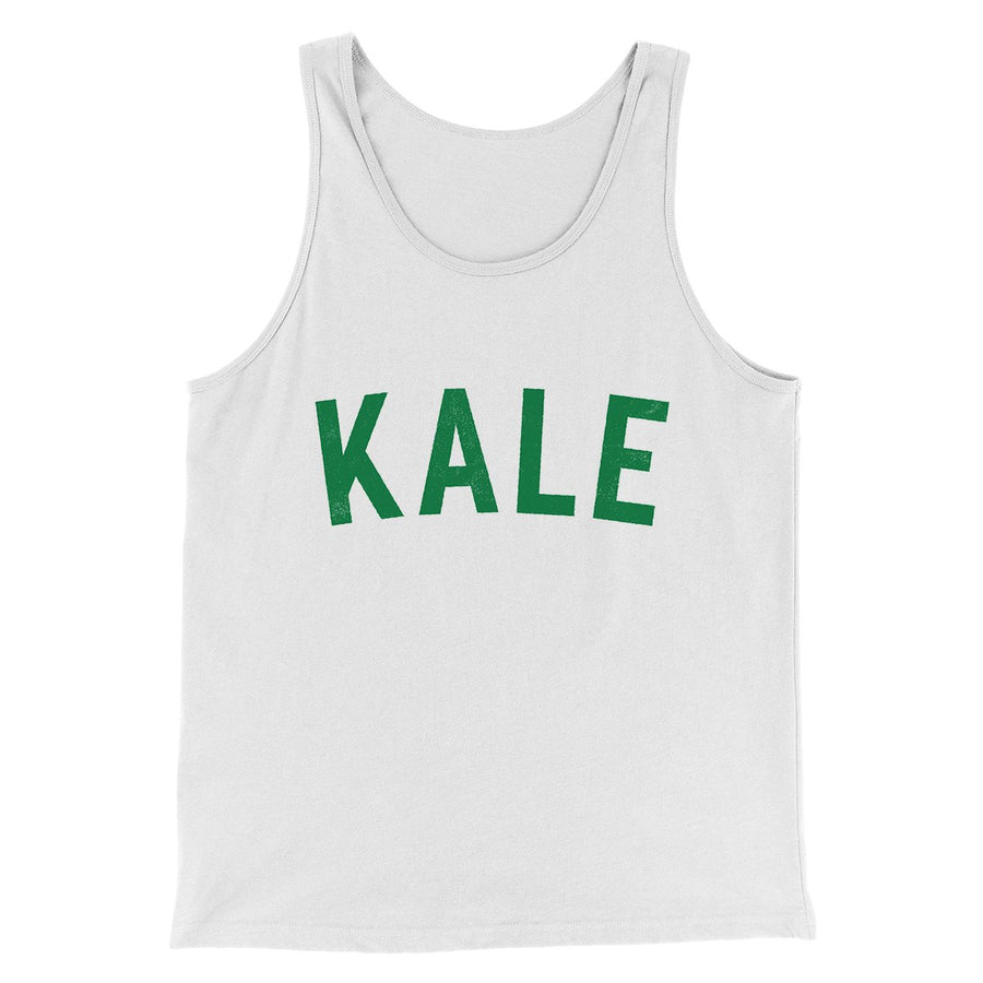 Kale Men/Unisex Tank Top White | Funny Shirt from Famous In Real Life