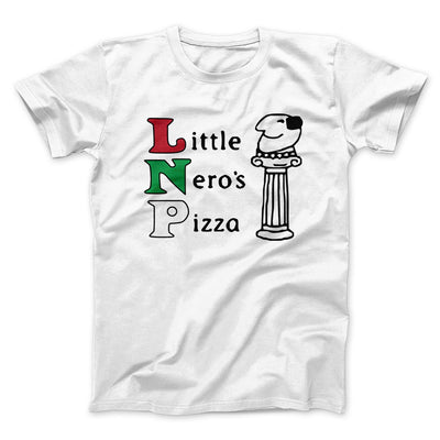 Little Nero's Pizza Men/Unisex T-Shirt White | Funny Shirt from Famous In Real Life