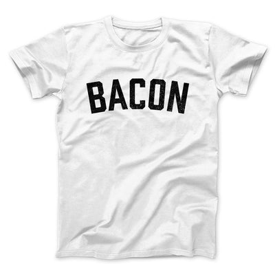 Bacon Men/Unisex T-Shirt White | Funny Shirt from Famous In Real Life