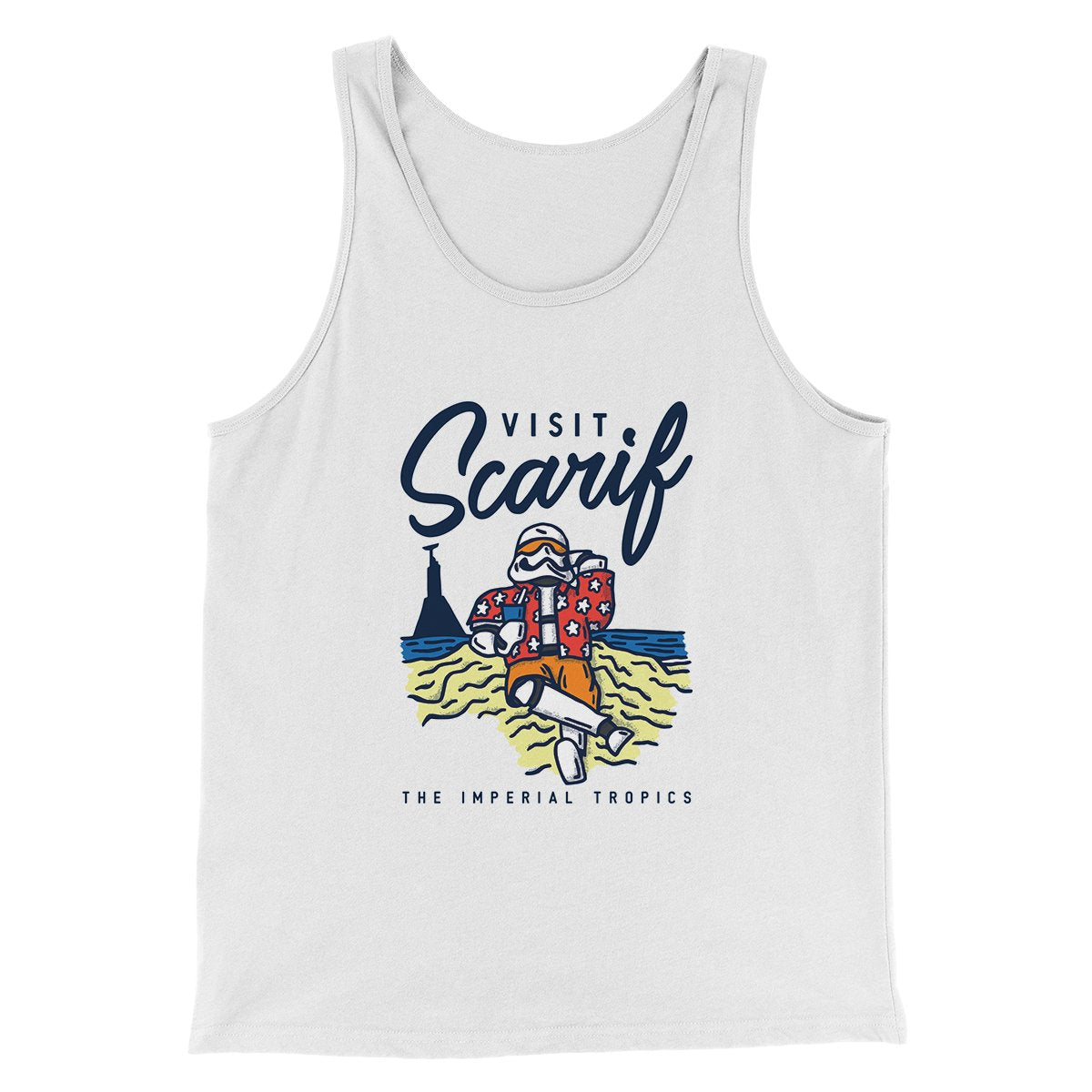 Visit Scarif Funny Movie Men/Unisex Tank Top | Funny Shirt from Famous In Real Life