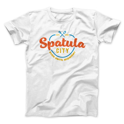 Spatula City Funny Movie Men/Unisex T-Shirt White | Funny Shirt from Famous In Real Life