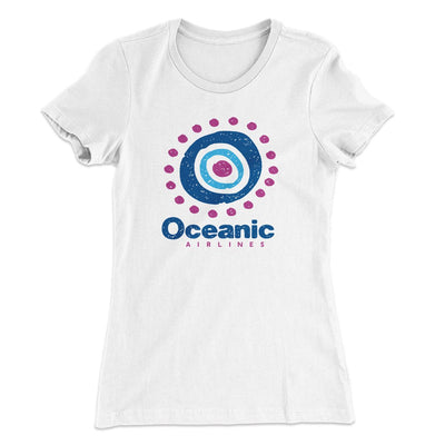 Oceanic Airlines Women's T-Shirt White | Funny Shirt from Famous In Real Life