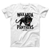 Wakanda Panthers Funny Movie Men/Unisex T-Shirt White | Funny Shirt from Famous In Real Life