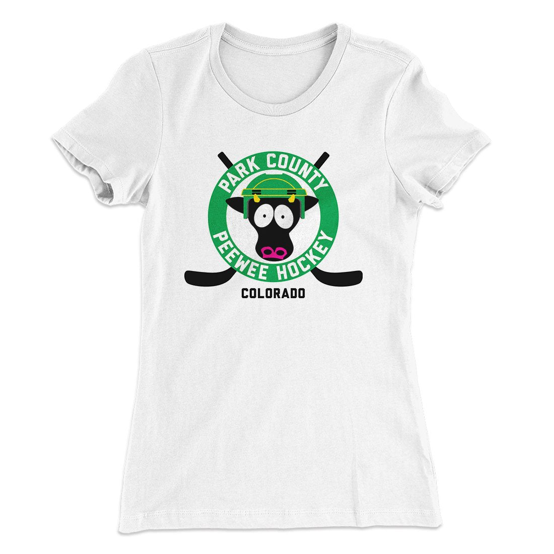 Park County Peewee Hockey Women's T-Shirt | Funny Shirt from Famous In Real Life