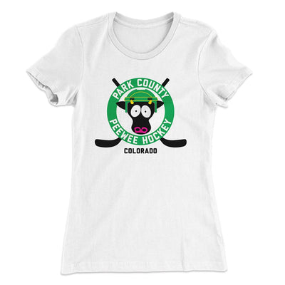 Park County Peewee Hockey Women's T-Shirt White | Funny Shirt from Famous In Real Life