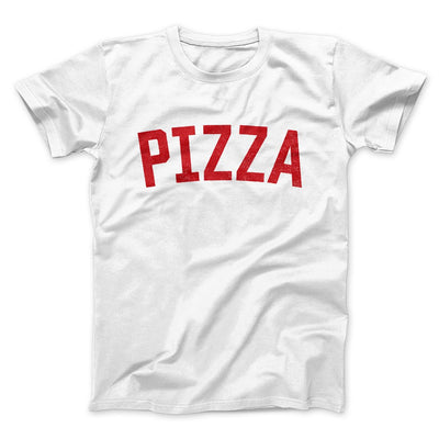Pizza Men/Unisex T-Shirt White | Funny Shirt from Famous In Real Life