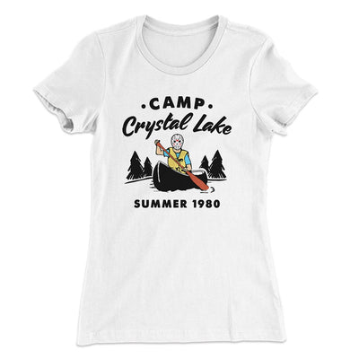 Camp Crystal Lake Women's T-Shirt White | Funny Shirt from Famous In Real Life