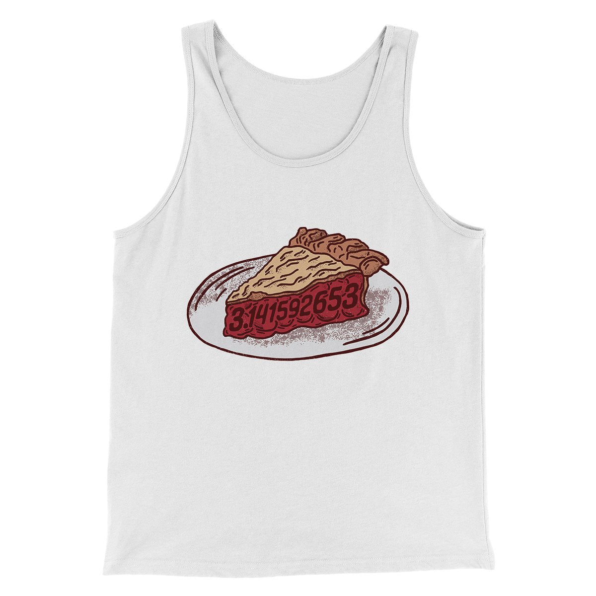 Slice of Pi Men/Unisex Tank Top | Funny Shirt from Famous In Real Life