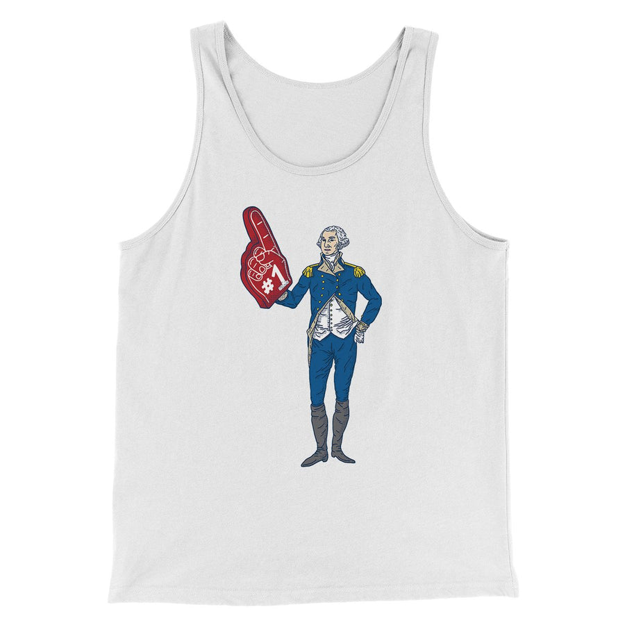 George Washington #1 Men/Unisex Tank Top | Funny Shirt from Famous In Real Life