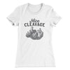 Nice Cleavage Women's T-Shirt White | Funny Shirt from Famous In Real Life