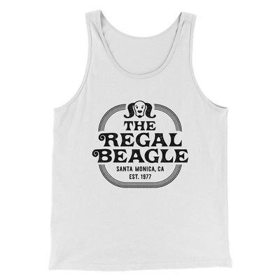 The Regal Beagle Men/Unisex Tank White | Funny Shirt from Famous In Real Life