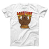 Carbivore Funny Men/Unisex T-Shirt White | Funny Shirt from Famous In Real Life