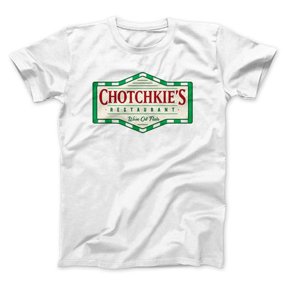 Chotchkie's Restaurant Funny Movie Men/Unisex T-Shirt White | Funny Shirt from Famous In Real Life