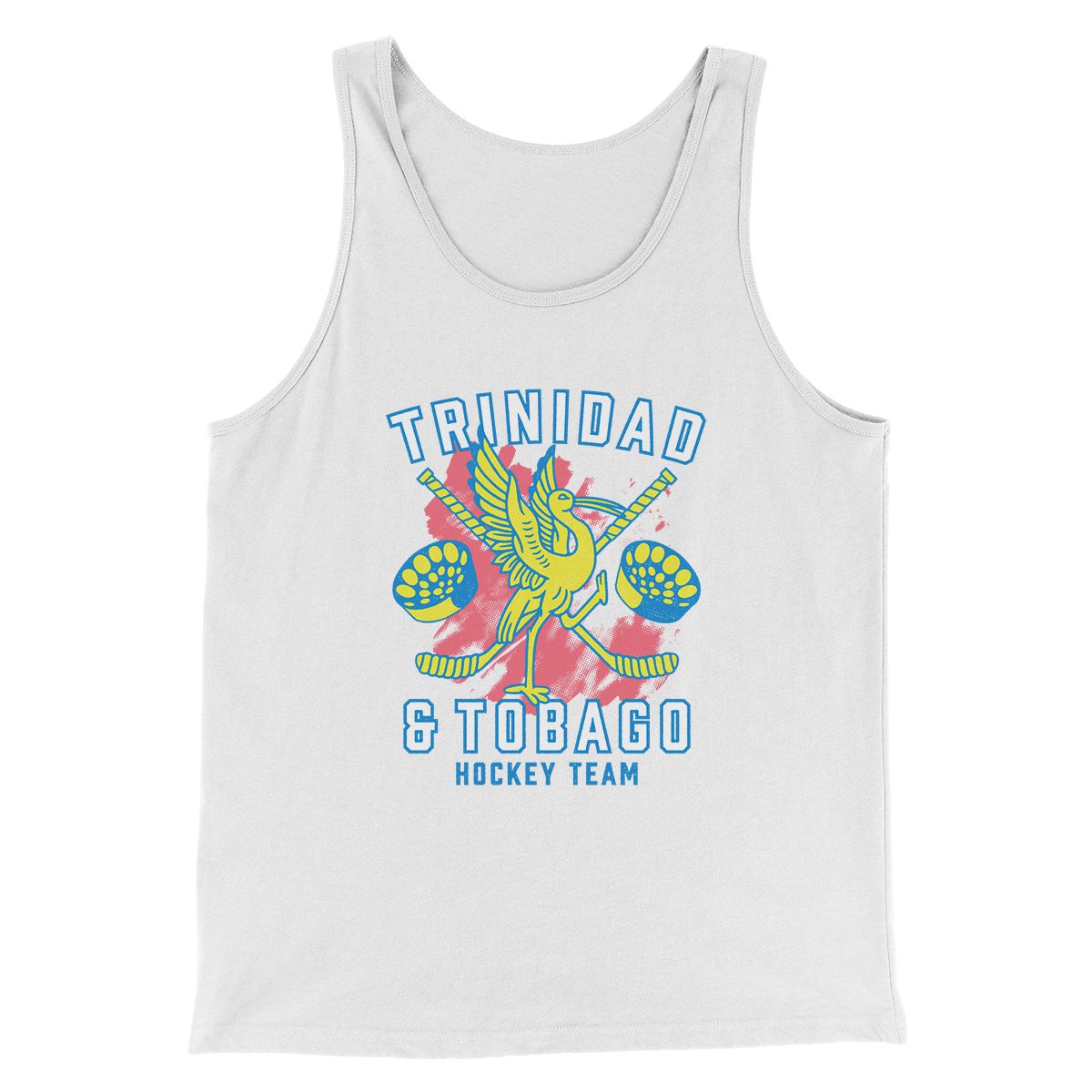 Trinidad & Tobago Hockey Funny Movie Men/Unisex Tank White | Funny Shirt from Famous In Real Life