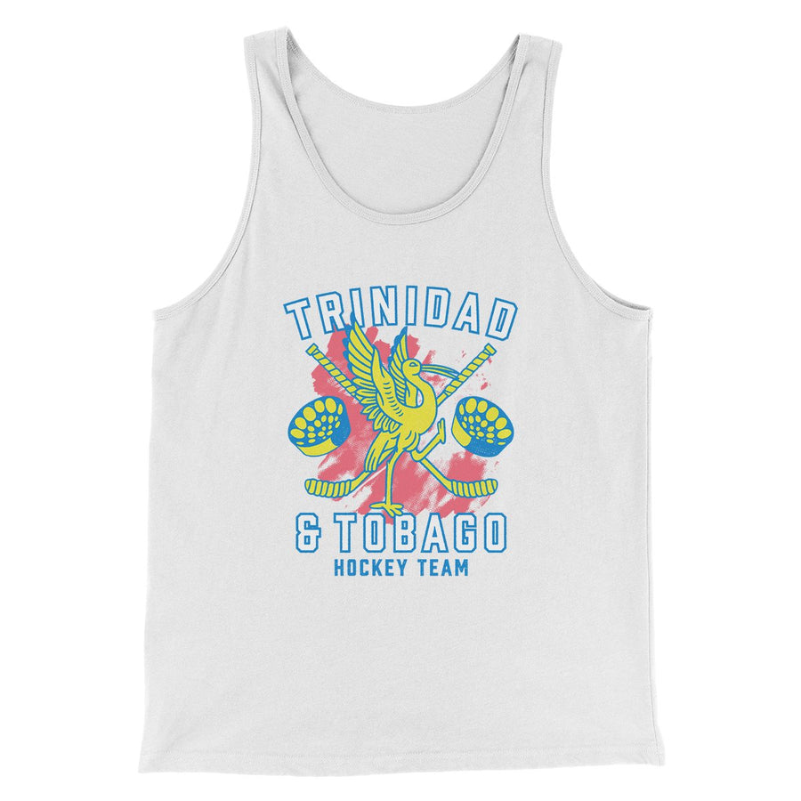 Trinidad & Tobago Hockey Funny Movie Men/Unisex Tank White | Funny Shirt from Famous In Real Life