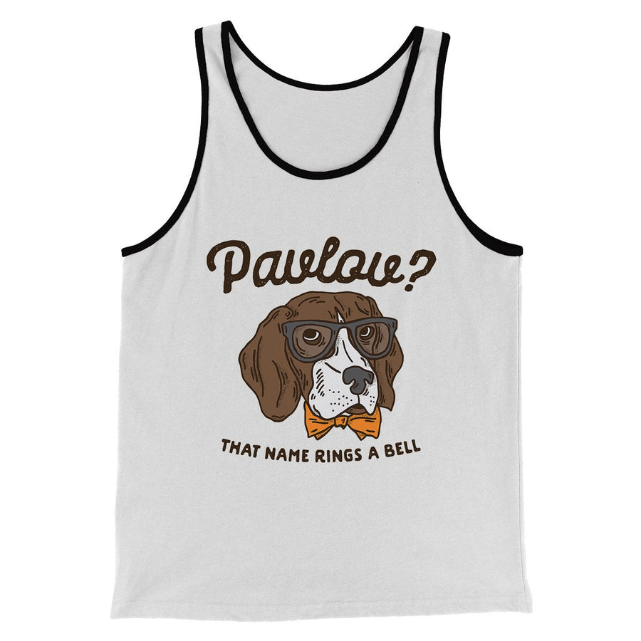 Pavlov's Dog Men/Unisex Tank Top | Funny Shirt from Famous In Real Life