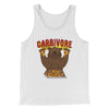 Carbivore Men/Unisex Tank Top White | Funny Shirt from Famous In Real Life