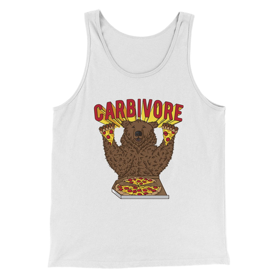 Carbivore Funny Men/Unisex Tank Top | Funny Shirt from Famous In Real Life