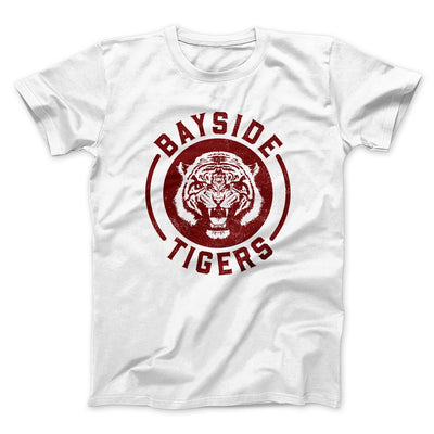 Bayside Tigers Men/Unisex T-Shirt White | Funny Shirt from Famous In Real Life