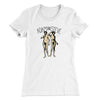 Adam And Steve Women's T-Shirt White | Funny Shirt from Famous In Real Life