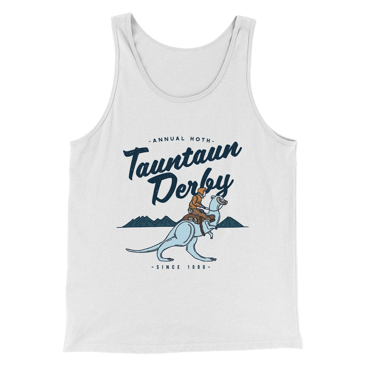 Tauntaun Derby Funny Movie Men/Unisex Tank Top | Funny Shirt from Famous In Real Life