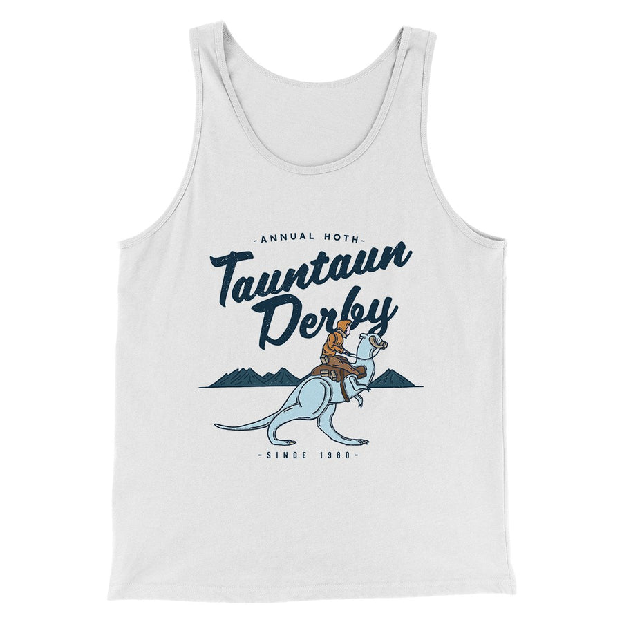 Tauntaun Derby Funny Movie Men/Unisex Tank Top | Funny Shirt from Famous In Real Life