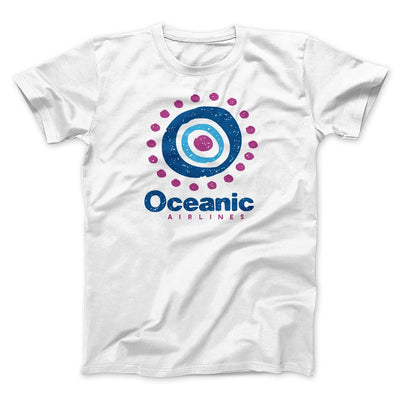 Oceanic Airlines Men/Unisex T-Shirt White | Funny Shirt from Famous In Real Life