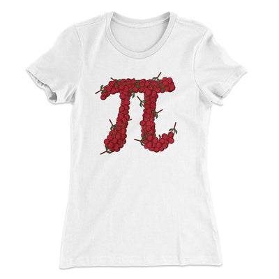 Cherry Pi Women's T-Shirt White | Funny Shirt from Famous In Real Life