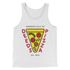 Deeds Pizza Funny Movie Men/Unisex Tank Top White | Funny Shirt from Famous In Real Life