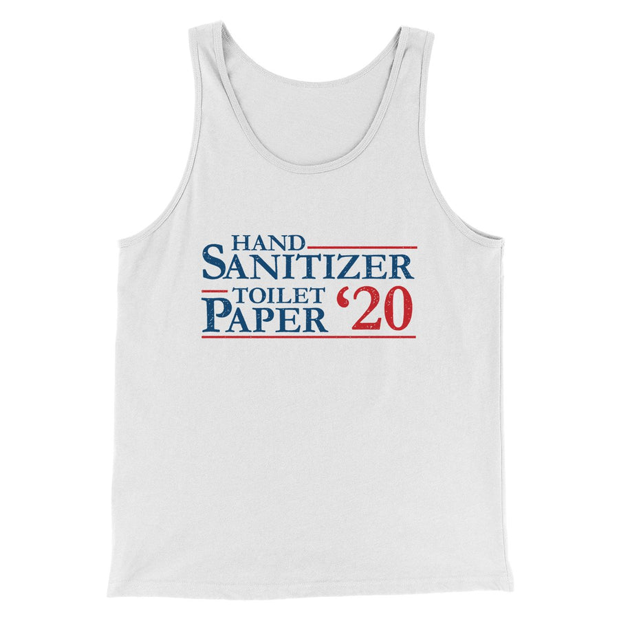 Hand Sanitizer, Toilet Paper 2020 Men/Unisex Tank Top | Funny Shirt from Famous In Real Life